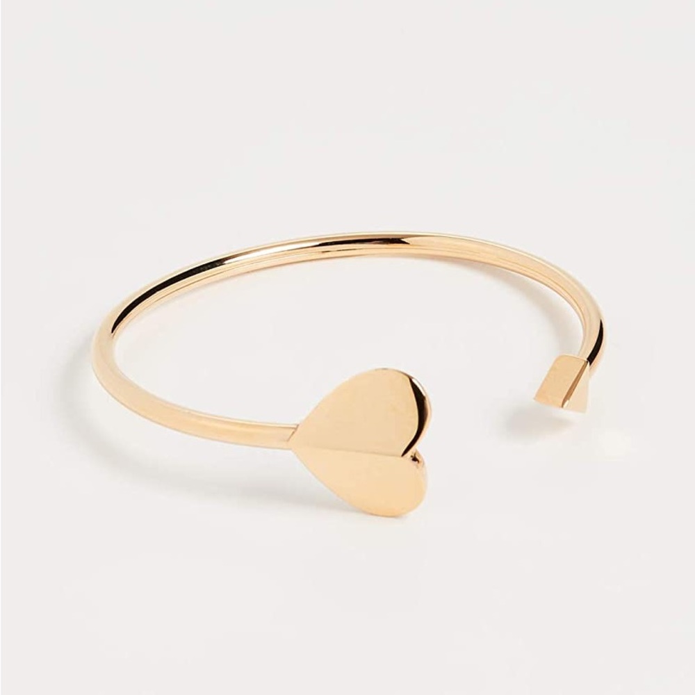 NWT Kate Spade Heritage Metal Spade Flex Cuff